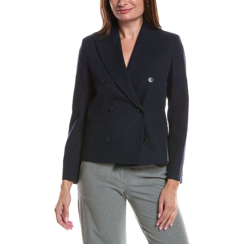 Max Mara Womens Tappeto Jacket, Blue